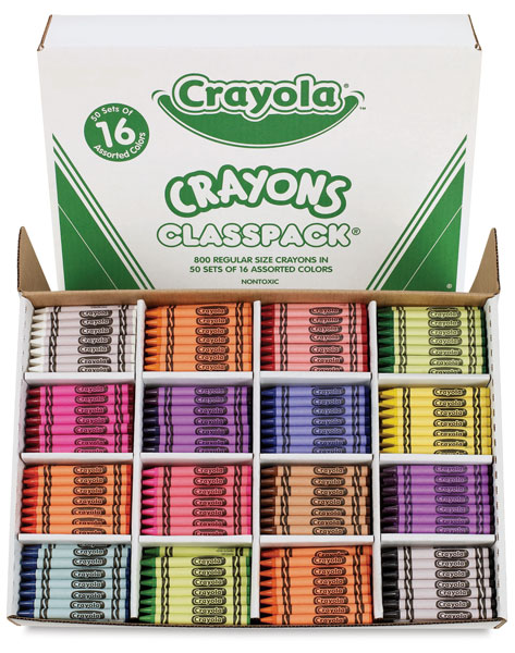 Classpack of 800, with 16 Colors