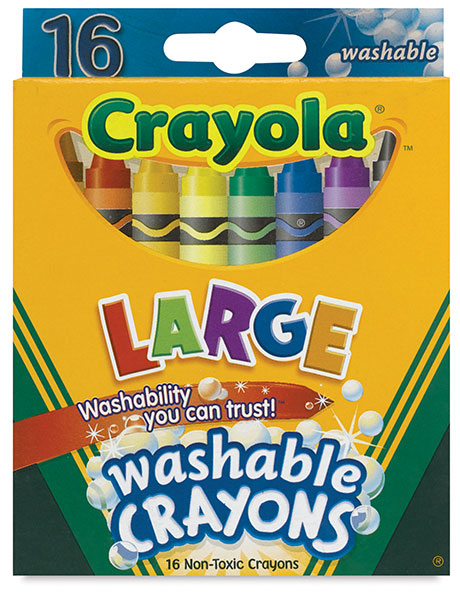 Kids First Washable Crayons, Set of 16