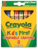 Large Washable Crayons, Set of 8