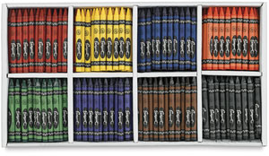 Set of 800 Pieces, 100 Each of 8 Colors