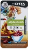 Water-Soluble Crayons, Set of 12 Colors