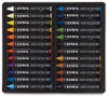 Water-Soluble Crayons, Set of 24 Colors
