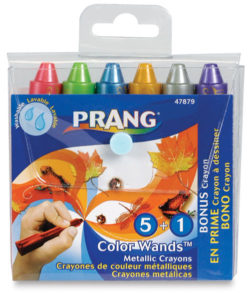 Set of 6 Metallic Color Wands