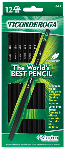 No. 2 Soft Black Pencils, Box of 12