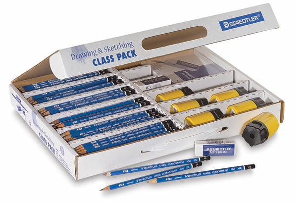 Lumograph Pencils, Class Pack with 181 Pieces