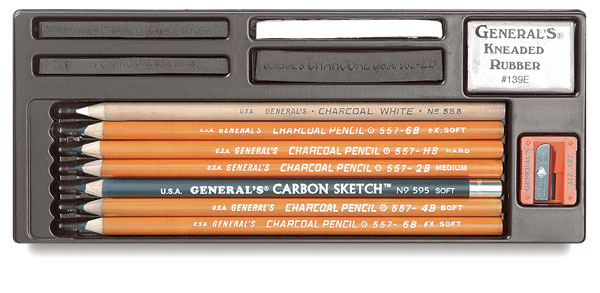Charcoal Pencil Drawing Kit