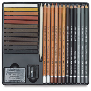 Intermediate Drawing Set, with 27 Pieces