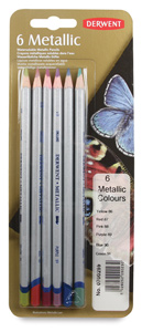 Metallic Colored Pencils, Set of 6