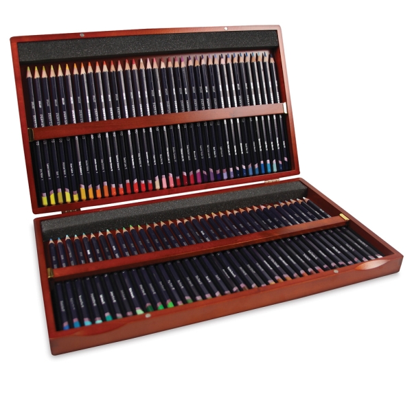 Derwent Studio Colored Pencil Wooden Box Set BLICK art materials