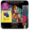 Tin Box Set of 72 with  FREE Set of 4 Illustration Markers and Artist Trading Cards 