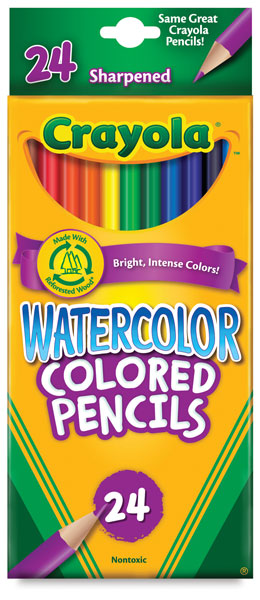Watercolor Pencils, Set of 24