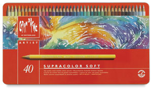 Caran d'Ache Supracolor Soft Aquarelle Pencil Sets, NULL, Set of 80