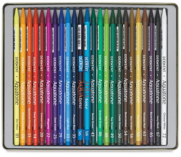 Woodless Watercolor Sticks, Set of 24