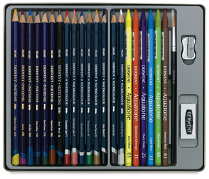 Watercolor Pencils, Set of 24
