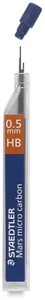 0.5 mm, HB Lead Refills, Pkg of 12