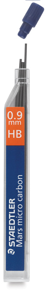 0.9 mm, HB Lead Refills, Pkg of 12