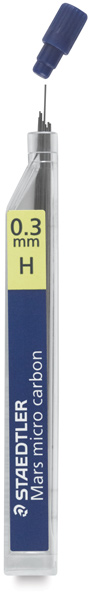 0.3 mm, H Lead Refills, Pkg of 12