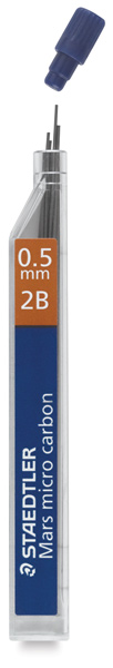 0.5 mm, 2B Lead Refills, Pkg of 12