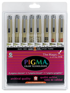 Set of 8, Black