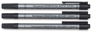 Pen with Waterproof Ink, Set of 3