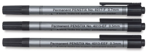 Pen with Waterproof Ink, Set of 3