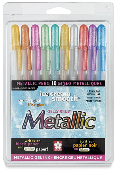 Set of 10 Metallic Colors
