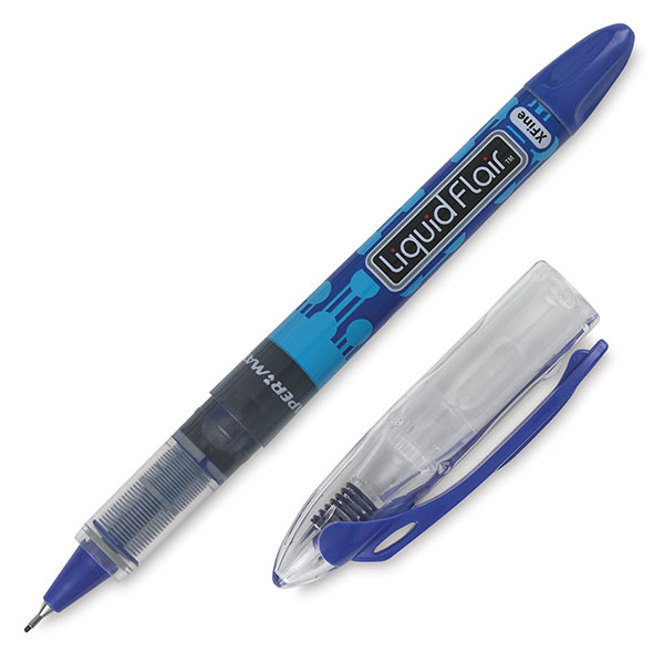 Liquid Flair Extra Fine Line Pen, Blue