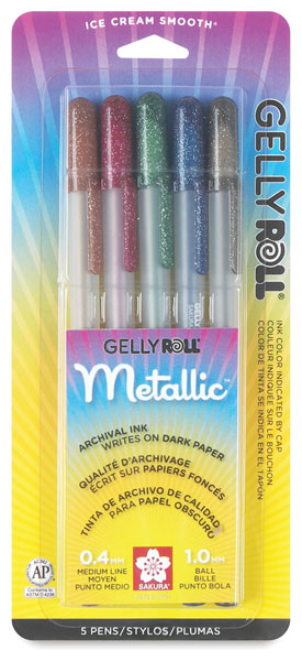 Dark Metallic Colors Set