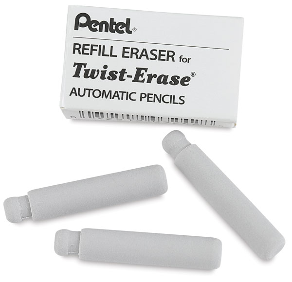 Refill Erasers, Package of 3