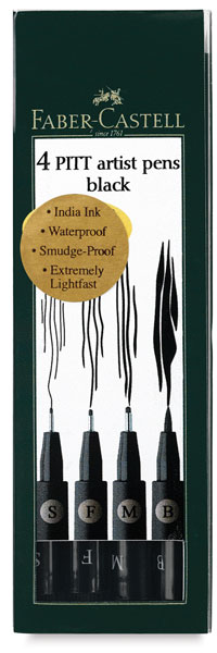 Black, Set of 4