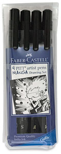 Manga Drawing, Set of 4