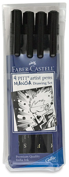 Manga Drawing, Set of 4