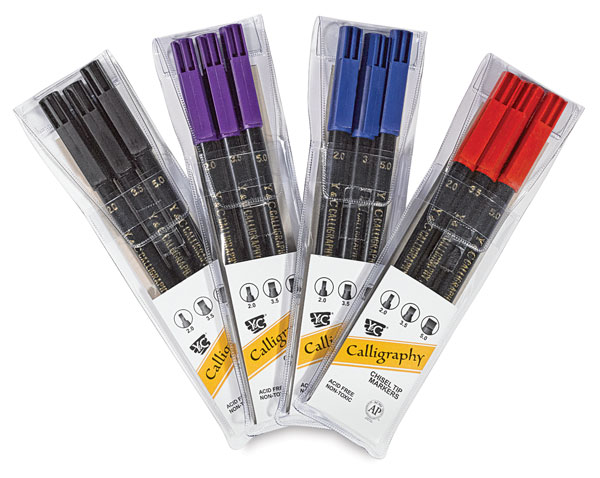 Black, Violet, Blue, and Red