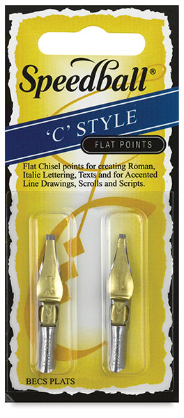 Flat Nibs, Set of 2