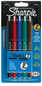Calligraphic Markers, Set of 5
