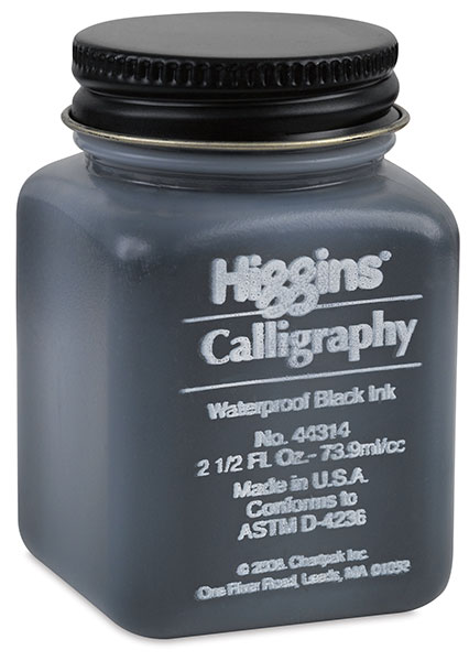 Black Waterproof Calligraphy Ink