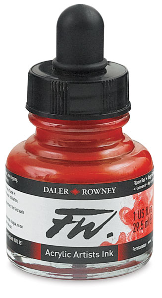 1 oz Bottle, Flame Red