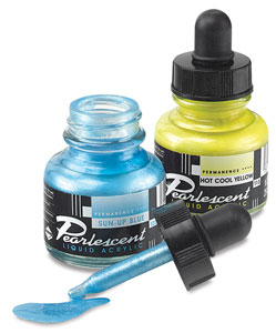 Pearlescent Liquid Acrylic Artist's Inks