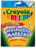 Set of 8, Bright Colors, Broad Tips