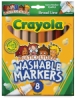 Set of 8 Markers, Multicultural, Broad Tip