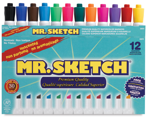 Unscented Markers, Set of 12