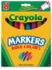 Set of 8 Bold Colors, Broad Tip