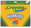 Set of 12 Assorted Colors, Broad Tip