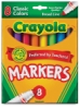 Set of 8 Traditional Colors, Broad Tip