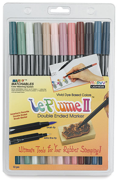 Set of 12 Markers, Renaissance Colors