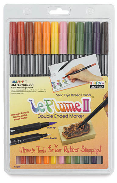 Set of 12 Markers, Garden Colors