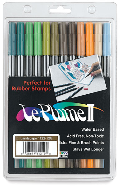 Set of 12 Markers, Landscape Colors