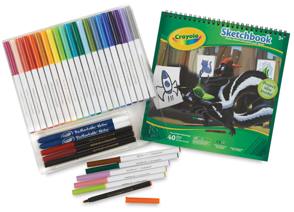 Super Tips Sketch 'n Color Set  NEW! 
