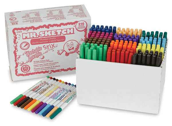 Unscented Markers, Classpack of 216
