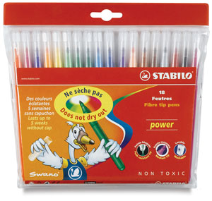 Power Markers, Wallet of 18 Colors Power Markers, Wallet of 18 Colors